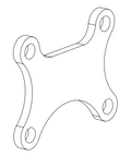 Rear Brake Hanger - E-Drift Kart