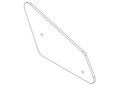 Wing End Plate - E-Drift Kart