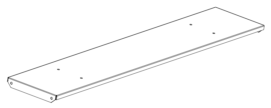 Wing Center Plate - E-Drift Kart