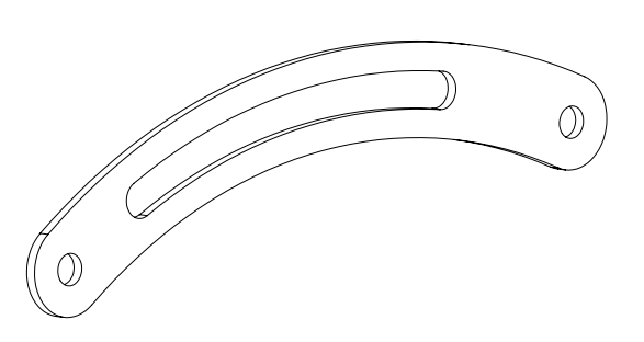 Wing Upright Support - E-Drift Kart