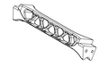 Cross Brace (Foot peg Mount) - RTR Alpha
