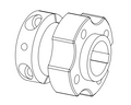 Rear Brake Rotor Mount - E-Drift Kart