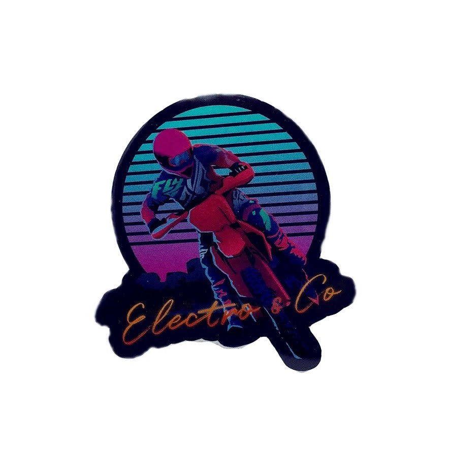 Retro Sunset - Electro & Co. Decal