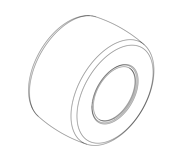 Tire Rear - E-Drift Kart