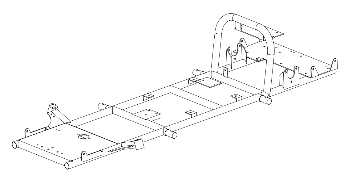 Main Frame - E-Drift Kart