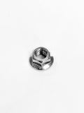 M10 Flanged Nut, Left Hand Thread
