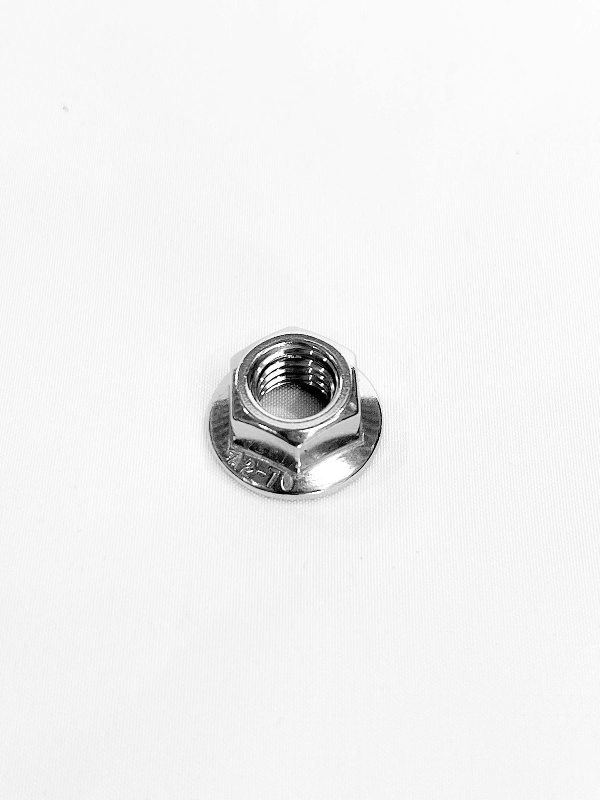 M10 Flanged Nut, Left Hand Thread