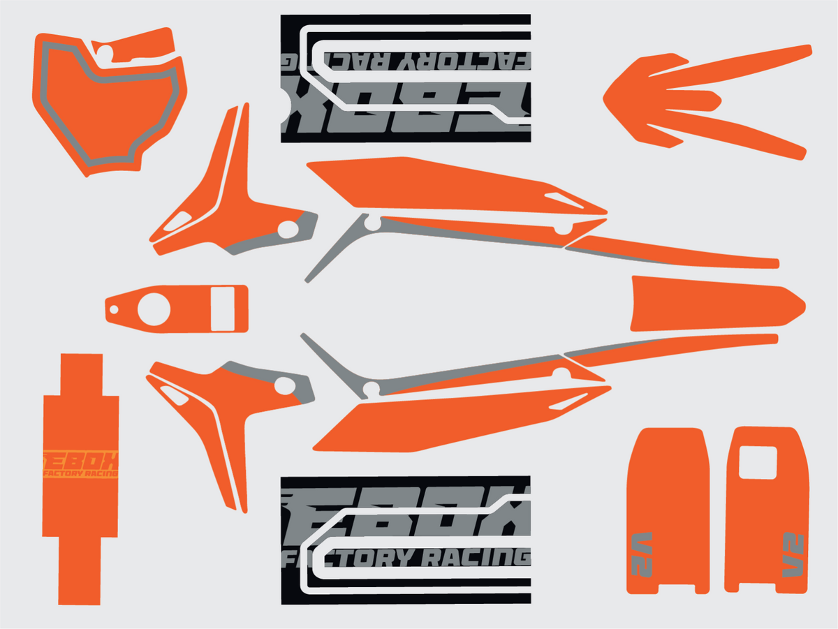 V2 Graphics Orange