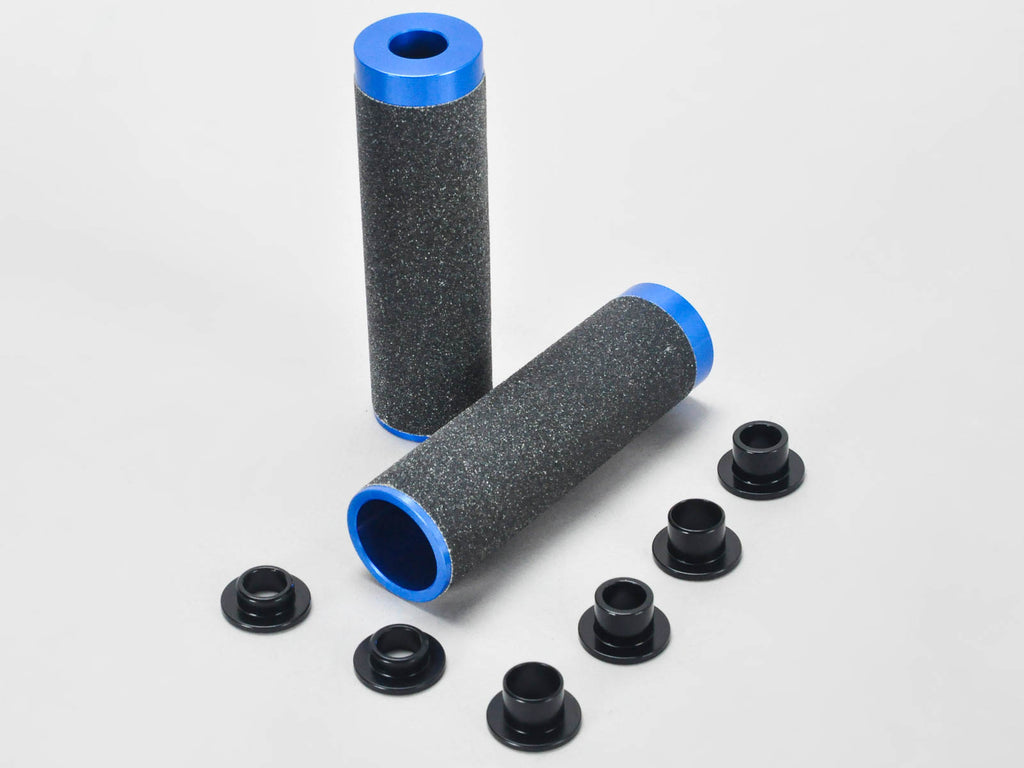 Wheelie bike pegs - blue
