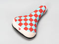 Checkered Wheelie Seat Red/ Blue