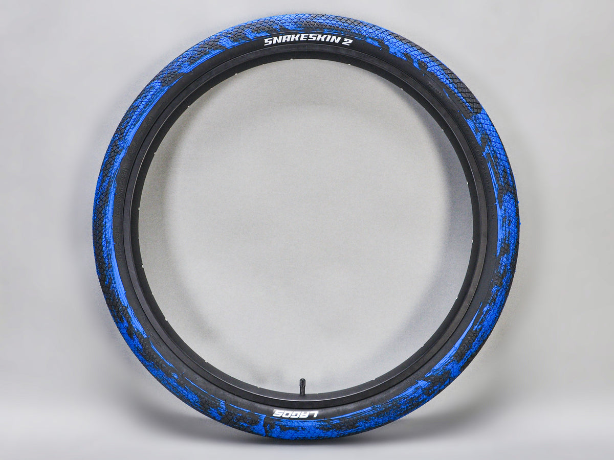 Snakeskin 2 - 26" (PAIR) - Blue/Black Marble