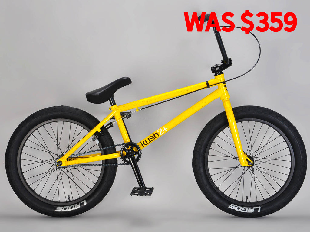 Kush 2+ Yellow BMX bike