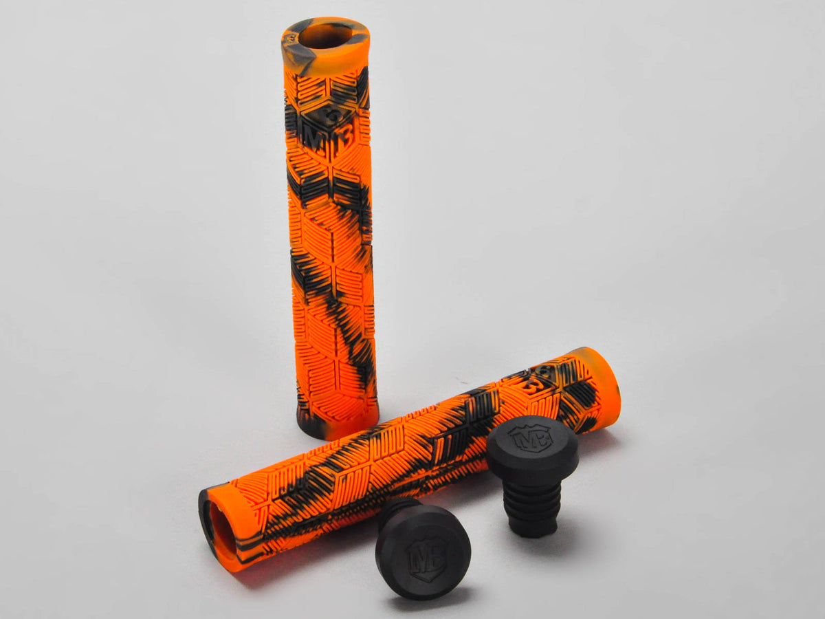 Lucky 6 Grips - Orange/Black