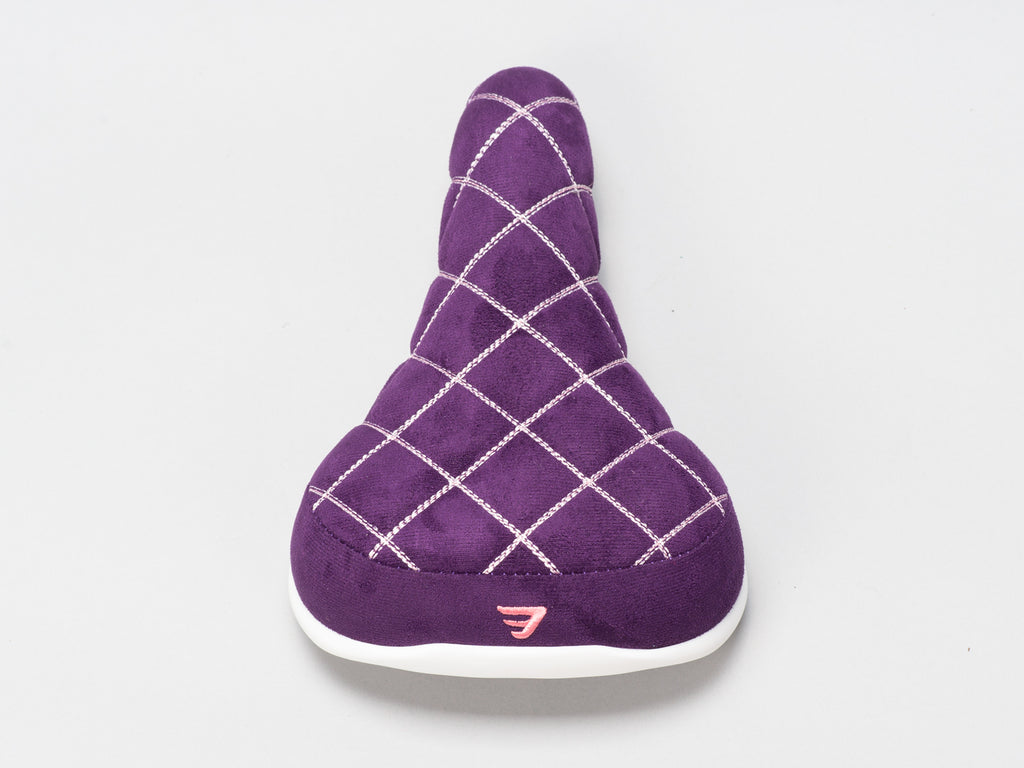 Diamond stitch wheelie seat Purple/ Pink