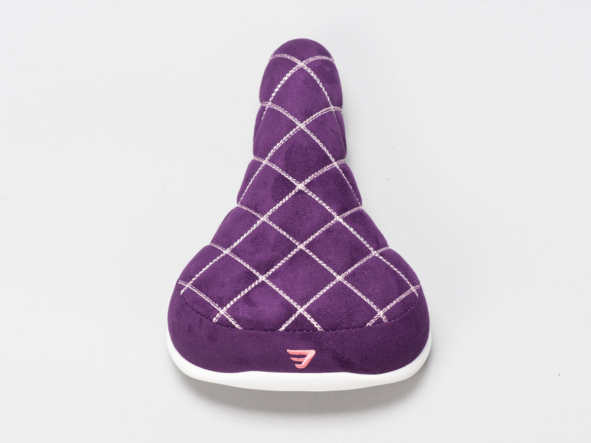 Diamond stitch wheelie seat Purple/ Pink